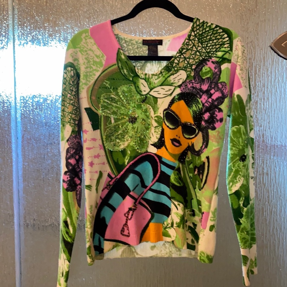 Beaded sweater